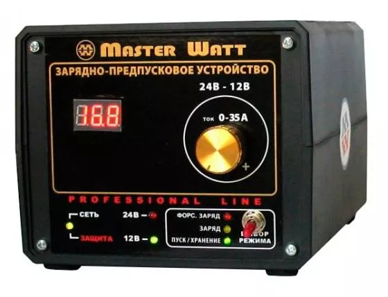 Пуско-зарядное устройство MASTER WATT ПЗУ 35А 12-24В